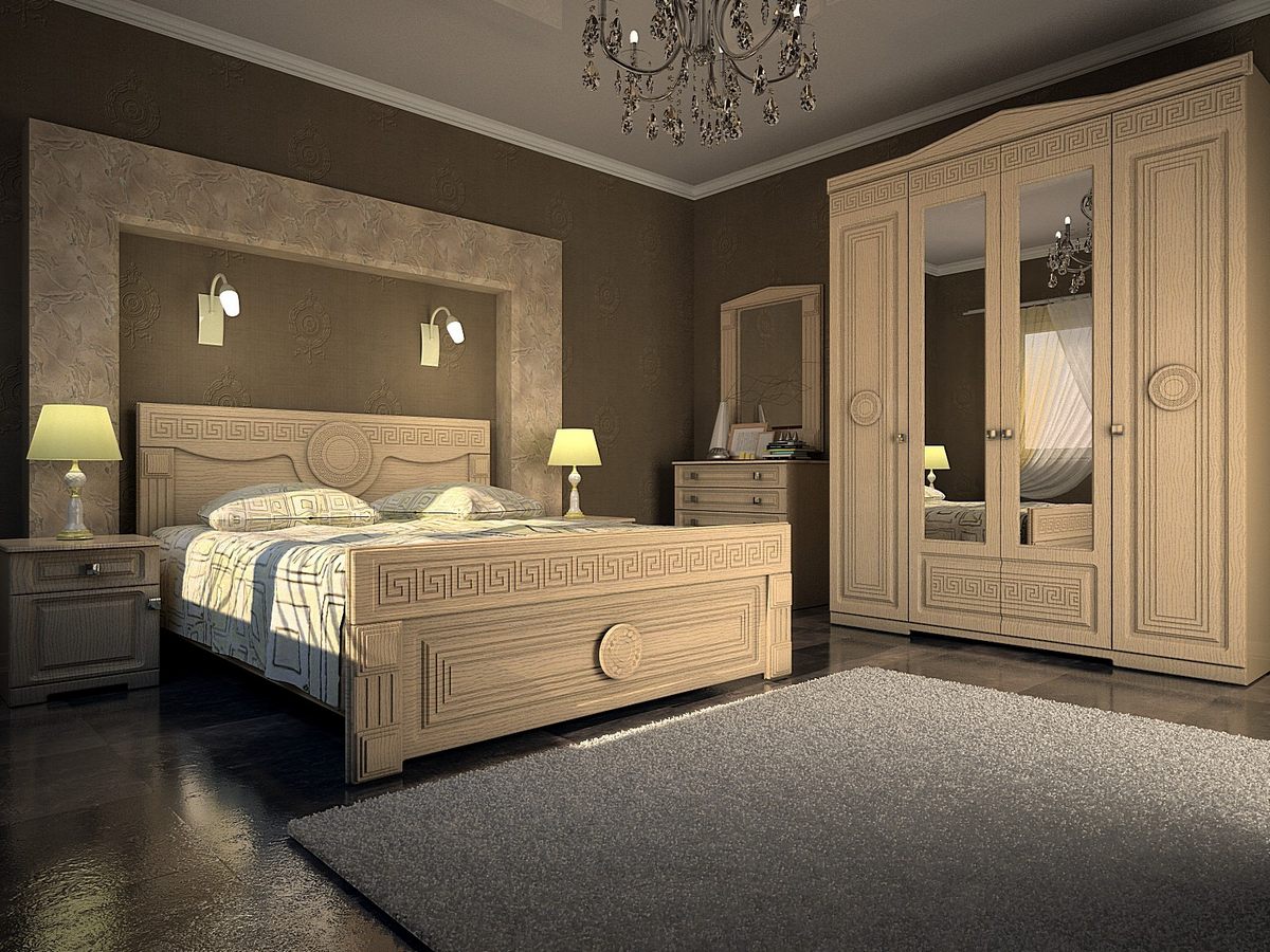 Белорусская мебель спальня. Спальня Флоренция Интермебель.