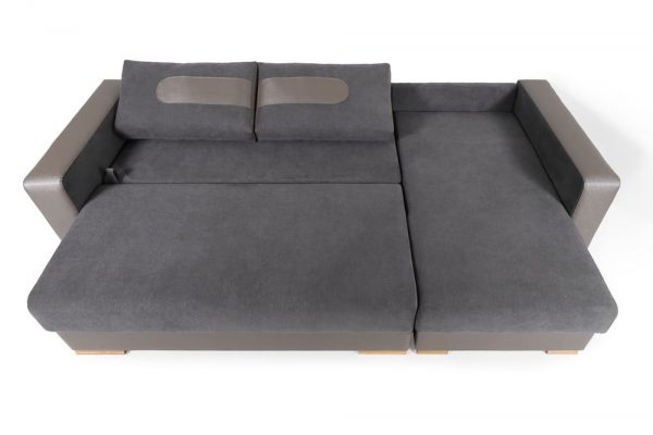 Угловой диван-кровать Гефест в разложенном виде