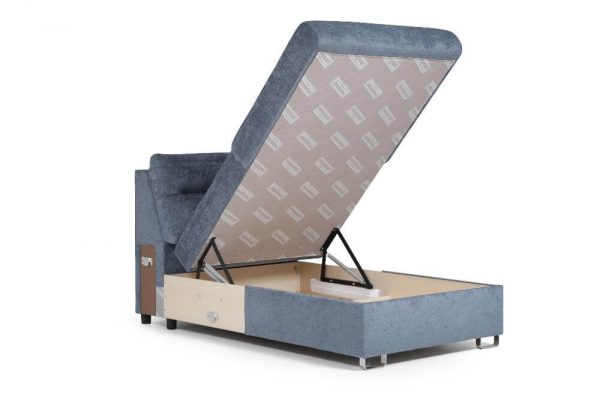Угловой раскладной диван Аватар Макси с открытой секцией для хранения белья