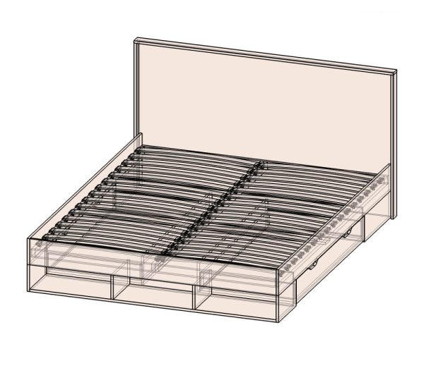 Схема двойной кровати Scandi SC-К160