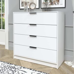 Комод Концепт КТ-К100 белый-белый в интерьере