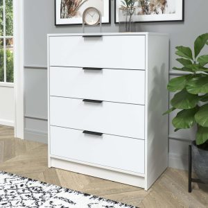 Комод Концепт КТ-К80 белый-белый в интерьере