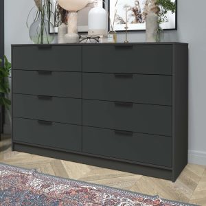 Комод КТ-К157 Концепт антрацит-антрацит в интерьере